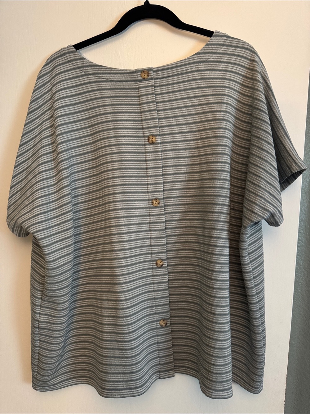 J. Jill Wearever Boxy Striped Top - Picture 3 of 5